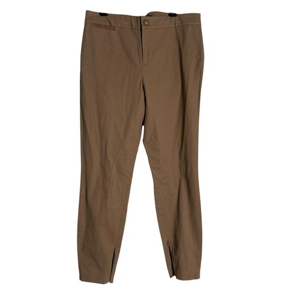Lauren Ralph‎ Lauren Tan Equestrian Riding Pants Womens 6 P Ankle Zip Breeches